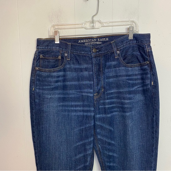 American Eagle Outfitter Vintage Hi-Rise Jeans Button Fly Women Size 14 Reg - Picture 3 of 12